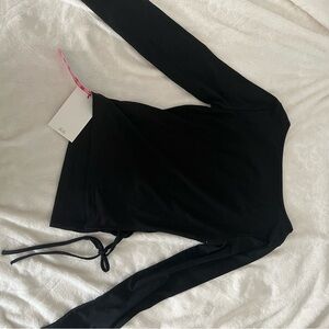 Black Long Sleeve Top